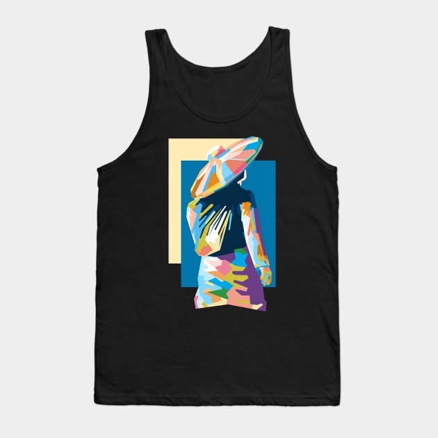 Baduy Women and Indonesian culture in WPAP Tank Top by smd90